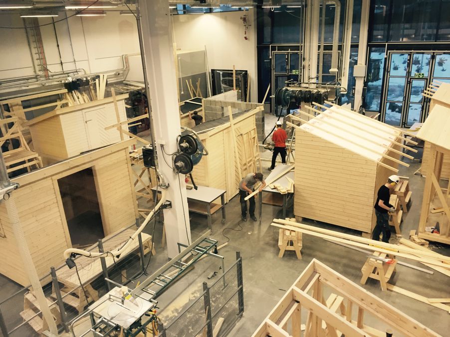 Foto: Vedskjul til salgs Vedskjul til salgs