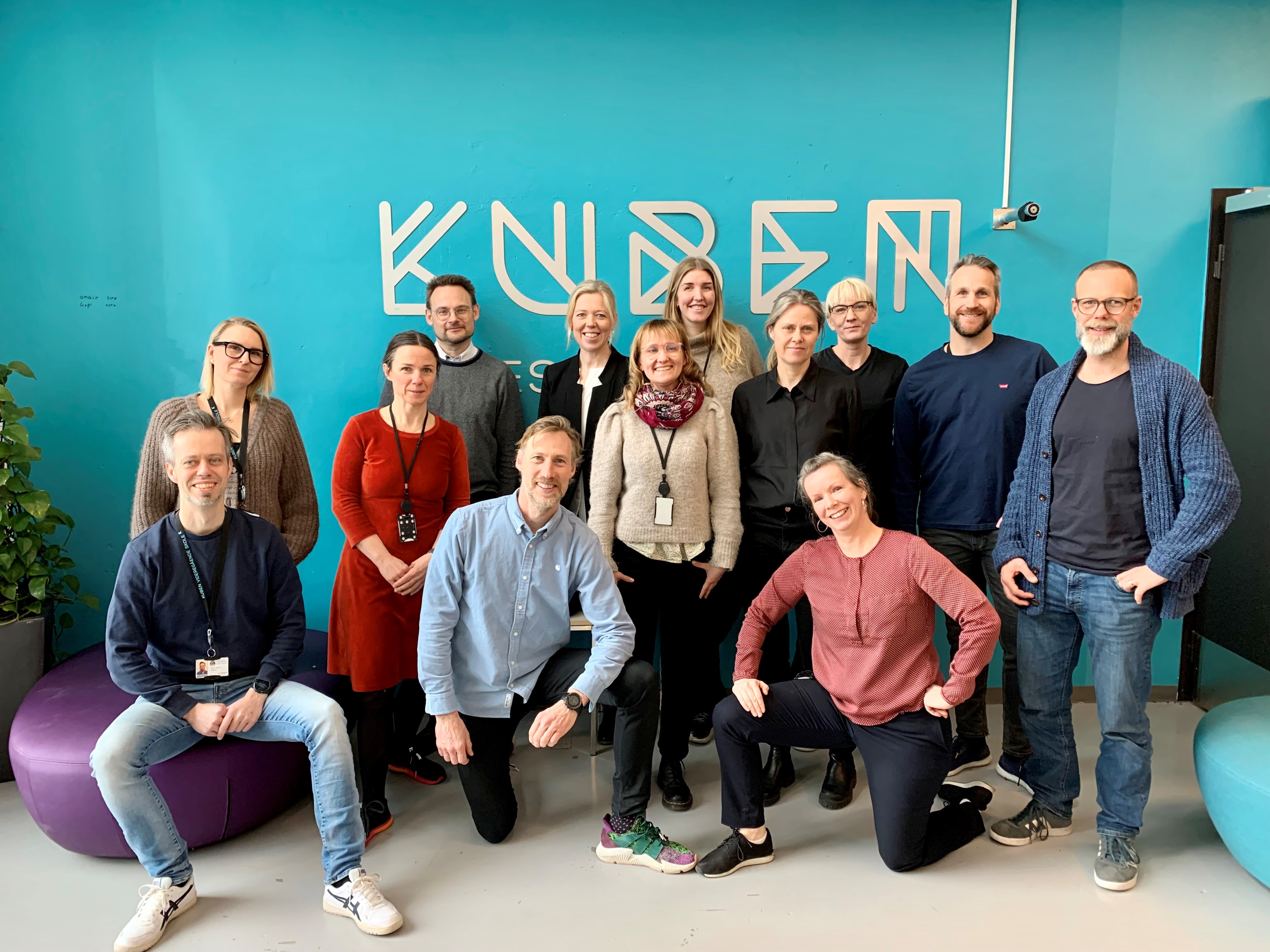 Styringsgruppa på Kuben 2022 en gruppe mennesker som poserer for et bilde
