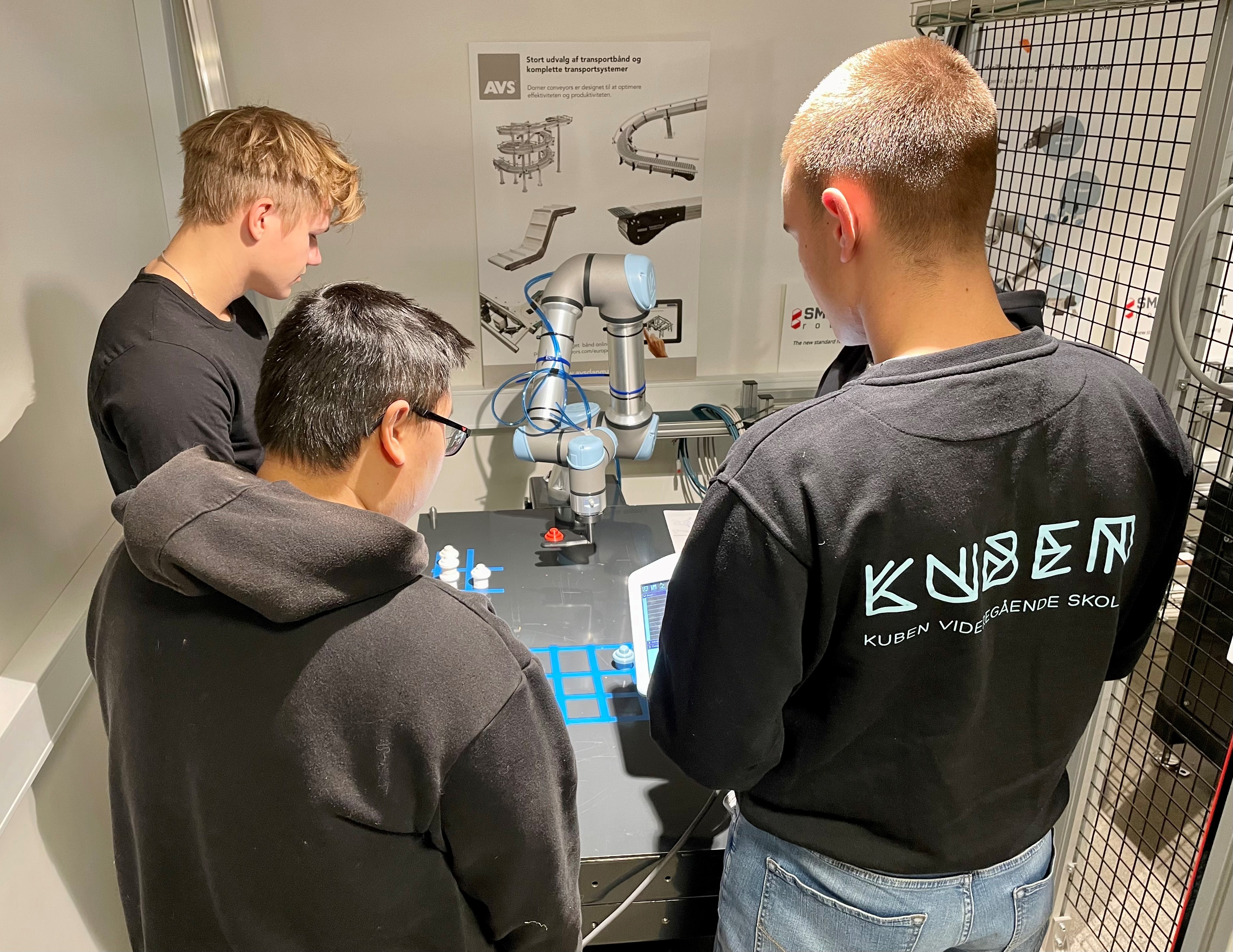 Ognjen med sin finske og danske lagkmaerater