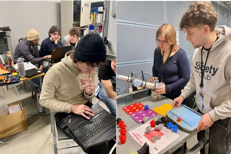 Foto: Kuben 2026 deltakere en gruppe mennesker som jobber på en bærbar PC