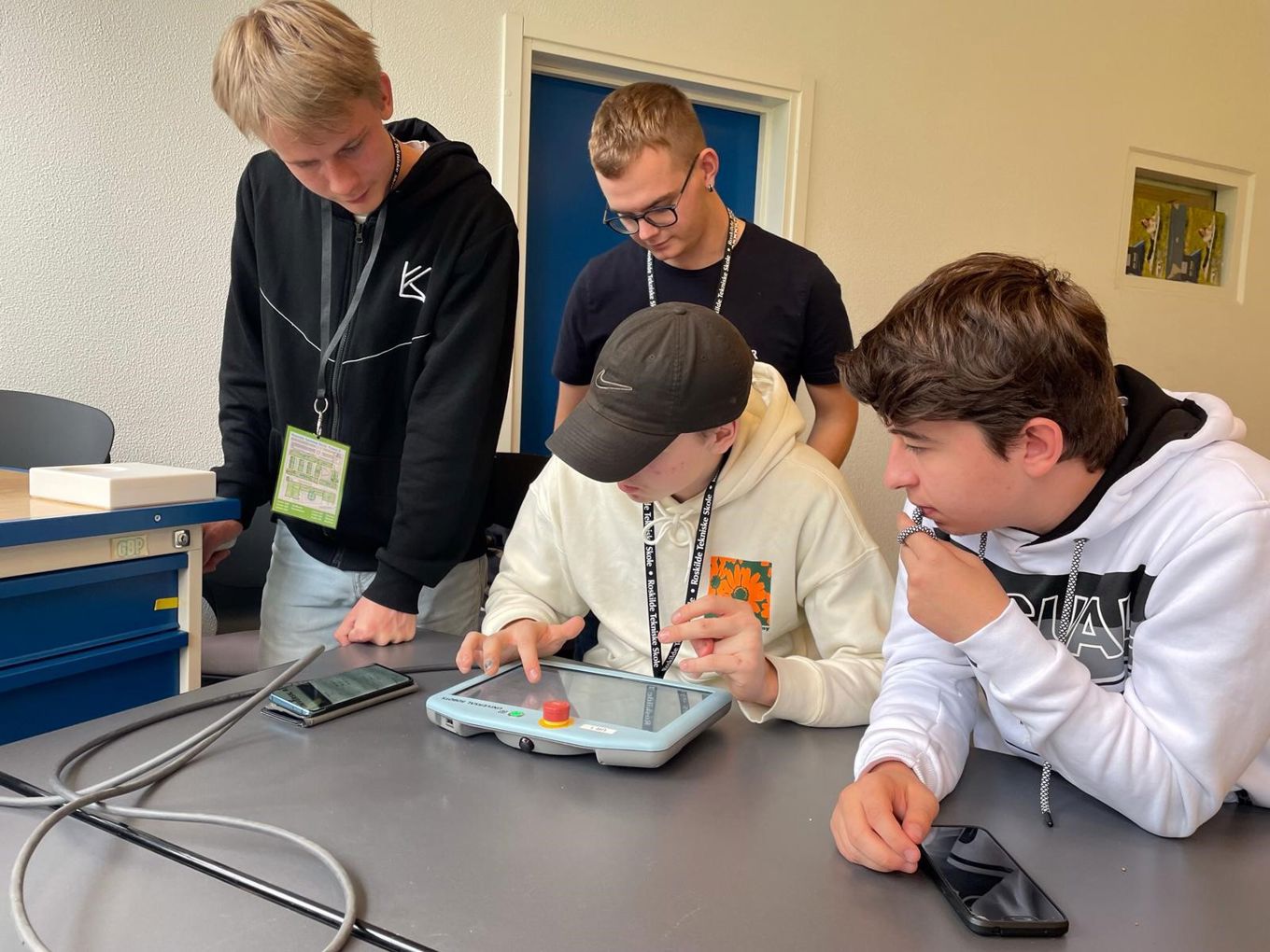 Jonatan med sitt team