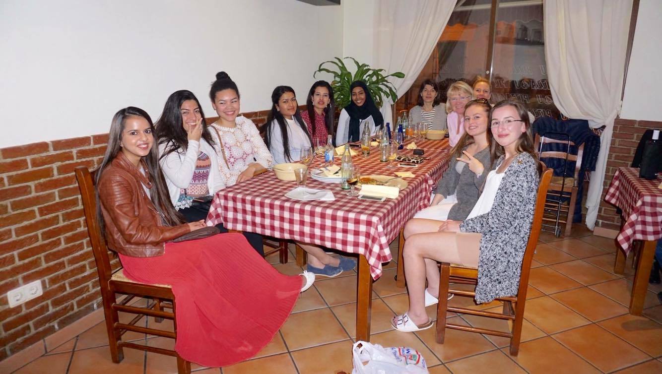 Spania 2017 med elever fra Hersleb