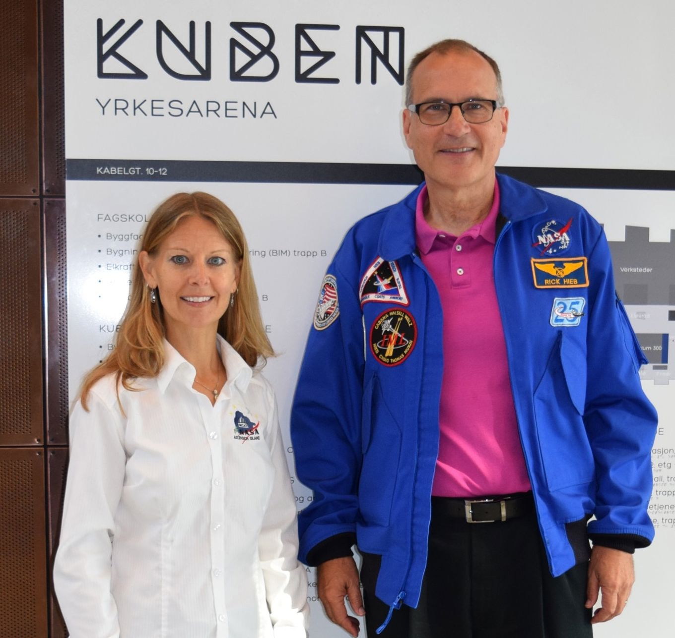 Foto: Dr Sue Lederer og Richard Lieb, NASA Dr Sue Lederer og Richard Lieb, NASA