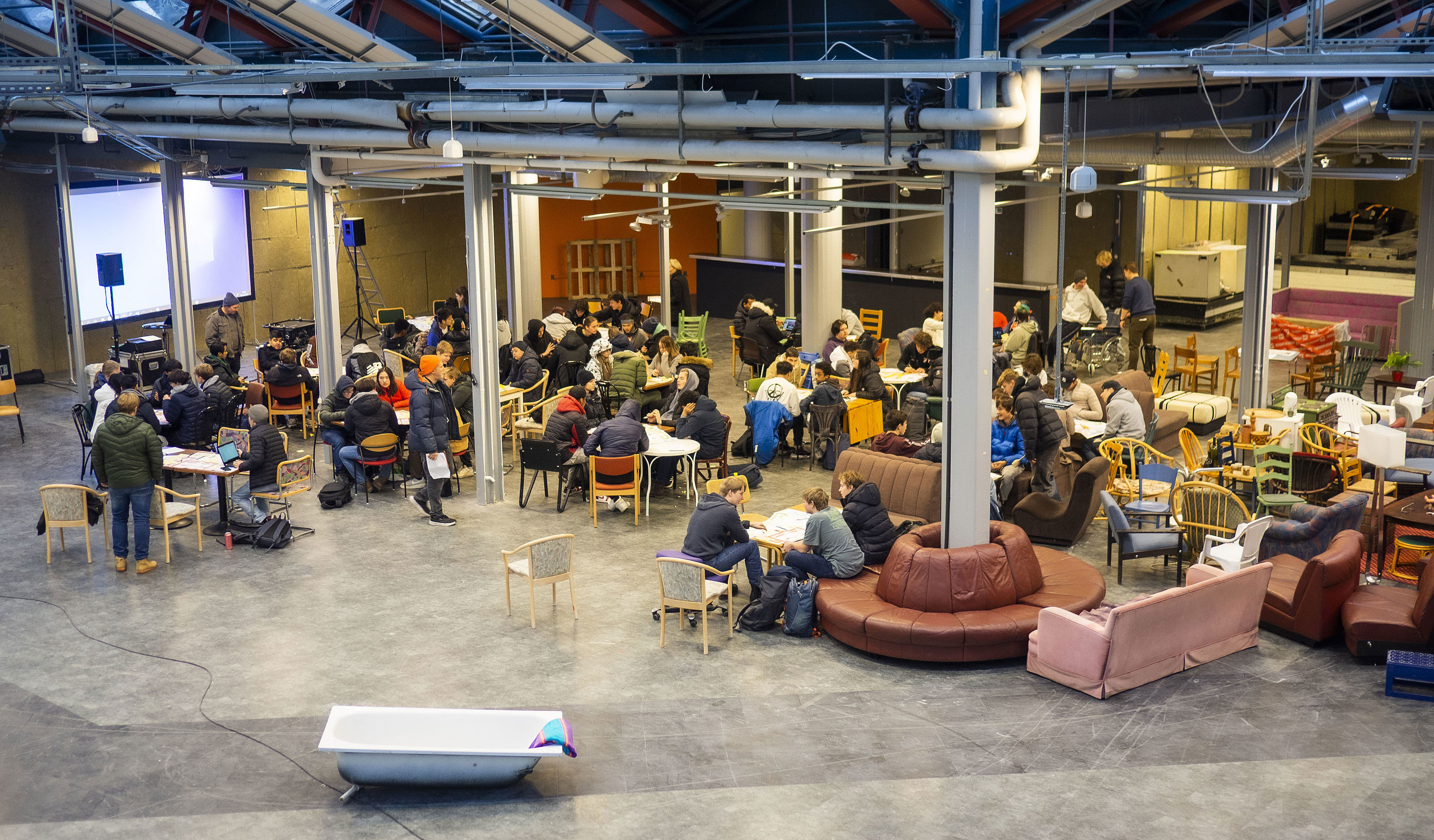 IM Vg1 på Innovasjonscamp med Nationaltheatret