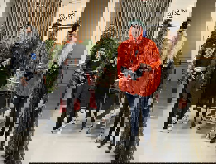 Ledergruppa på Studiespes ønsket velkommen med kakao på morgenkvisten