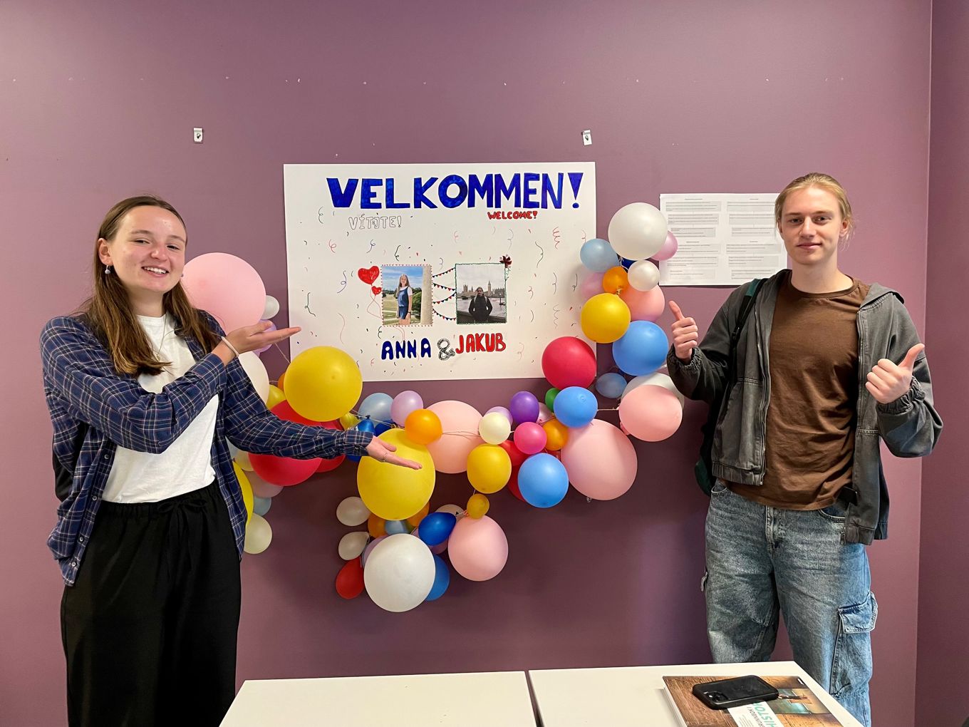 Foto: Kuben - Anna og Jakub velkomst på Kuben.jpg Anna og Jakub velkomst på Kuben.jpg